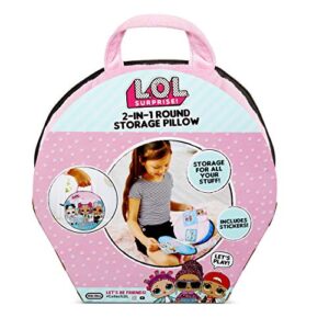 L.O.L. Surprise! 2-in-1 Round Storage Pillow with Secret Compartments