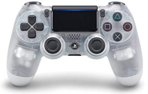 dualshock 4 wireless controller for playstation 4 - crystal (renewed)