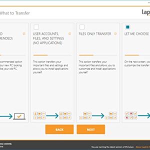 Laplink PCmover Professional | Instant Download | Single Use License | Moves Applications, Files, and Settings to Your New PC