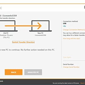 Laplink PCmover Professional | Instant Download | Single Use License | Moves Applications, Files, and Settings to Your New PC