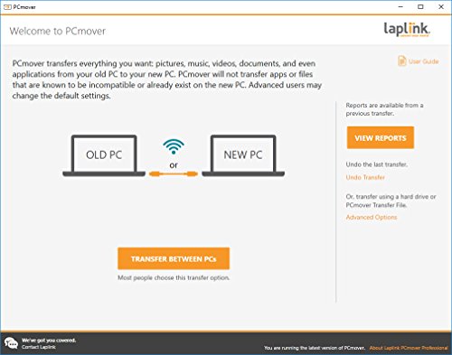 Laplink PCmover Professional | Instant Download | Single Use License | Moves Applications, Files, and Settings to Your New PC