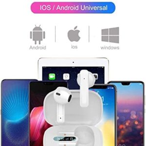 Wireless Earbuds Air Buds Pods Bluetooth 5.3 Headphones Noise Cancelling Air Bud Pro Stereo Ear pods in-Ear Ear Bud Built-in Mic IPX7 Waterproof Earphones Sports Earpods for iPhone/Samsung/Android