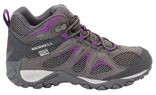 Merrell womens Yokota 2 Mid Waterproof Hiking Boot, Granite, 9 US