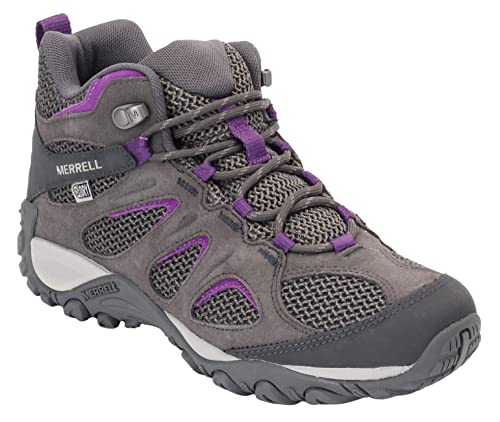 Merrell womens Yokota 2 Mid Waterproof Hiking Boot, Granite, 9 US