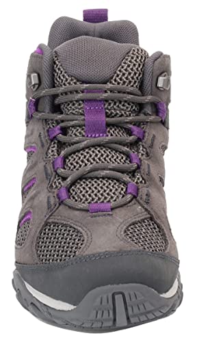 Merrell womens Yokota 2 Mid Waterproof Hiking Boot, Granite, 9 US