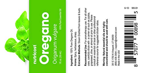 Nutricost Oregano Essential Oil - 100% Pure Oregano Oil - 1 Fl Oz (30 ml)