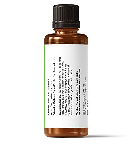 Nutricost Oregano Essential Oil - 100% Pure Oregano Oil - 1 Fl Oz (30 ml)