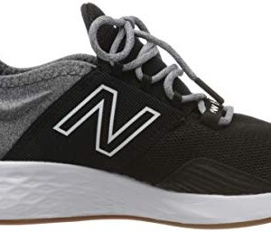 New Balance Women's Fresh Foam Roav V1 Sneaker, Black/Light Aluminum, 8