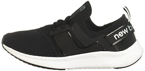 New Balance Women's FuelCore Nergize Sport V1 Sneaker, Black/White, 8