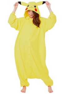sazac kigurumi - pokemon - pikachu - onesie jumpsuit halloween costume - adult xl size