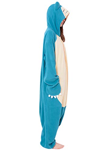 SAZAC Kigurumi - Pokemon - Snorlax - Onesie Jumpsuit Halloween Costume - Adult XL Size