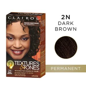 Clairol Professional Textures & Tones Hair Color 2n Dark Brown