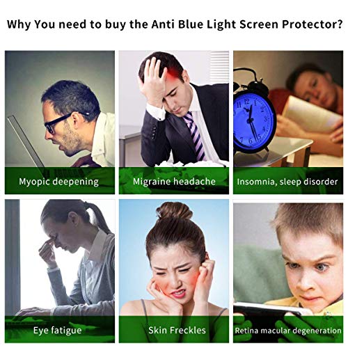 2-Pack 17.3 Inch Anti Blue Light Screen Protector for HP Envy 17.3/Pavilion 17.3, Acer Predator Helios/Acer Aspire 17.3, Dell/Lenovo/ASUS All 17.3" 16:9 Aspect Ratio Laptop Anti Glare Screen Filter