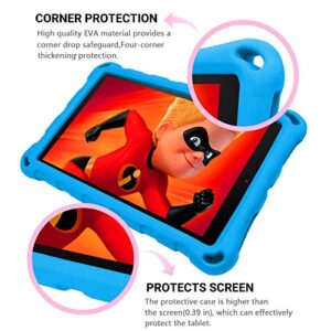 2019 New Fire 7 Tablet Case,(Compatible with 5th Generation, 2015 Release/7th Generation, 2017 Release/9th Generation, 2019 Release), Light Weight Kids Shock Proof Cover for Fire 7 Tablet(New Blue)