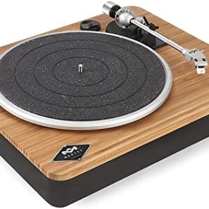 House of Marley Stir It Up Wireless Turntable: Vinyl Record Player with Wireless Bluetooth Connectivity, 2 Speed Belt, Built-in Pre-Amp, and Sustainable Materials