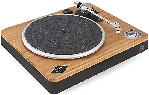 House of Marley Stir It Up Wireless Turntable: Vinyl Record Player with Wireless Bluetooth Connectivity, 2 Speed Belt, Built-in Pre-Amp, and Sustainable Materials