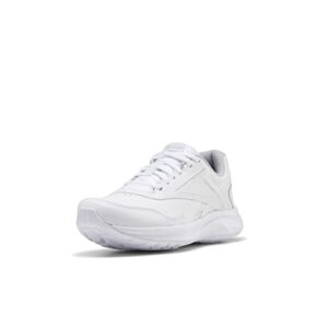 reebok women's walk ultra 7 dmx max shoe, white/cold grey/collegiate royal, 9.5