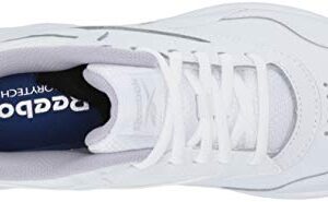 Reebok Women's Walk Ultra 7 DMX Max Shoe, White/Cold Grey/Collegiate Royal, 9.5