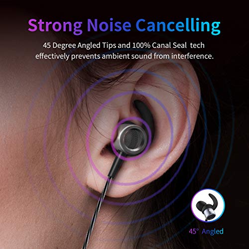 MINDBEAST Noise Cancelling Headphones Wired Earbuds For Kids And Adults With Microphone And Case – Xbox One Headset Gaming Earbuds For Samsung Galaxy Android iPhone, Extra Bass For Sleep Sport Workout