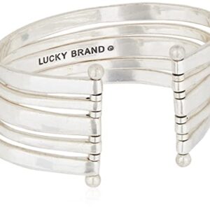 Lucky Brand Multi-Row Cuff Bracelet, Silver