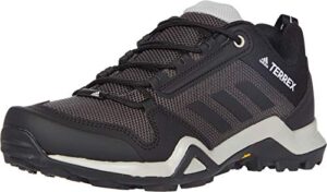 adidas outdoor womens terrex ax3 hiking shoe, solid grey/black/purple tint, 7.5 us