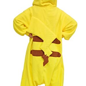SAZAC Kigurumi - Pokemon - Pikachu - Onesie Jumpsuit Halloween Costume - Kids Size (7-9 Year Old) Yellow