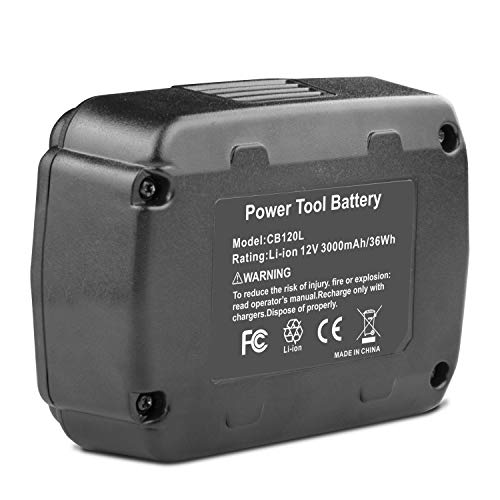 TREE.NB Lithium Power Tool Battery Compatible with RYOBI CB120L CB121L BPL-1220 130503001 130503005