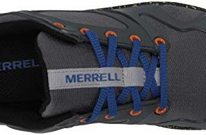 Merrell unisex child Altalight Low Hiking Sneaker, Grey/Orange, 4.5 Big Kid US