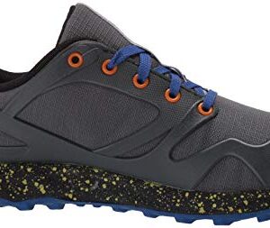 Merrell unisex child Altalight Low Hiking Sneaker, Grey/Orange, 4.5 Big Kid US