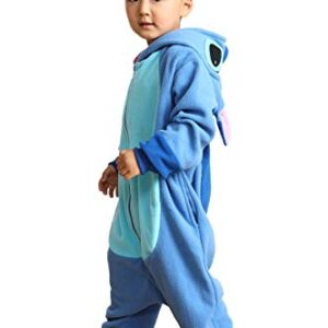 OGU' DEAL Kids Stitch Pajamas Animal Onesie Halloween Costumes One Piece Sleepwear for Boys and Girls