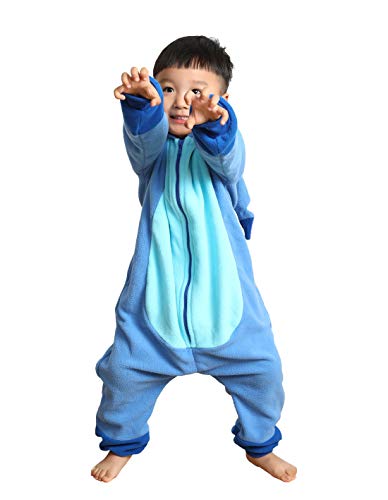 OGU' DEAL Kids Stitch Pajamas Animal Onesie Halloween Costumes One Piece Sleepwear for Boys and Girls