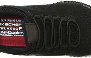 Skechers Women's Cessnock Carrboro Health Care Professional Shoe, Black, 8 W US