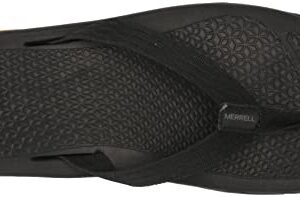 Merrell mens Breakwater Flip Sandal, Black, 10 US