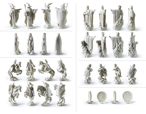 The Noble Collection The Lord of The Rings - Chess Set: Battle for Middle-Earth,Black