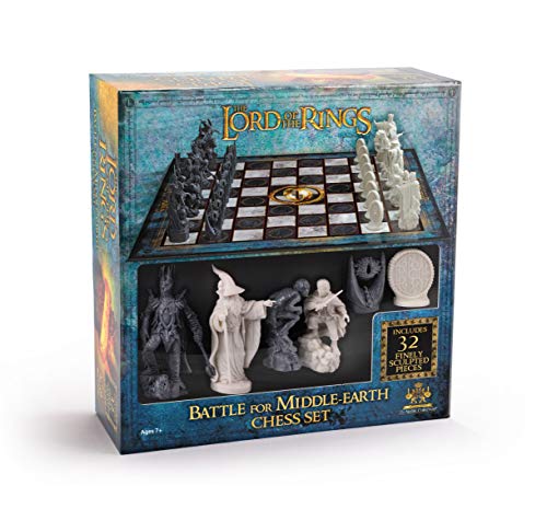 The Noble Collection The Lord of The Rings - Chess Set: Battle for Middle-Earth,Black