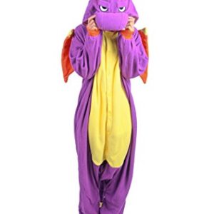 Adult Onesie Dragon Pajamas Animal Coaplay Costume Medium