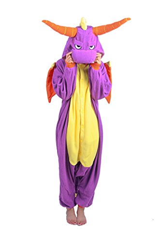 Adult Onesie Dragon Pajamas Animal Coaplay Costume Medium