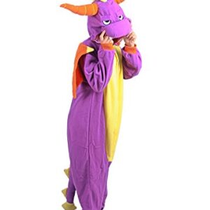 Adult Onesie Dragon Pajamas Animal Coaplay Costume Medium