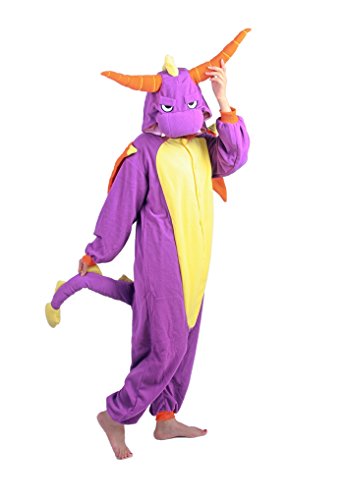 Adult Onesie Dragon Pajamas Animal Coaplay Costume Medium