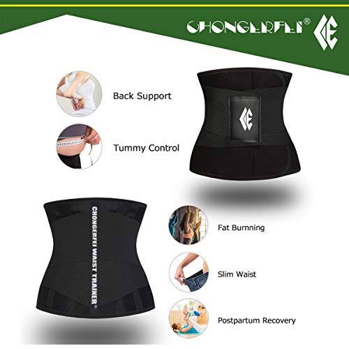 ChongErfei Waist Trainer Belt for Women Waist Cincher Trimmer Slimming Body Shaper Sport Girdle Belt