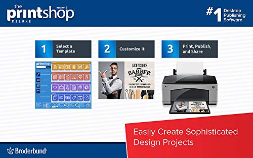 The Print Shop Deluxe 5.0 - Creative Design Suite for home and small business [PC Download]