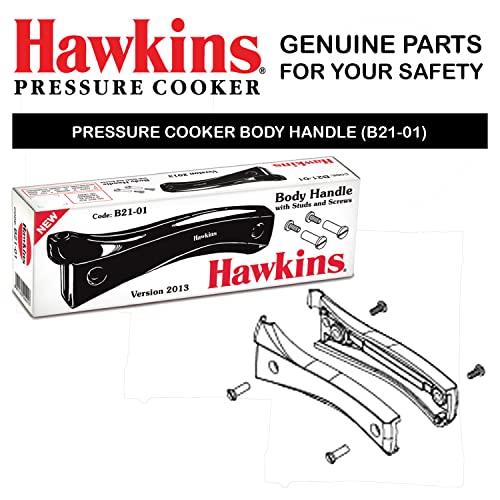 HAWKINS B21-01 Plastic Pressure Cooker Body Handle, 1.5L to 12L, Black