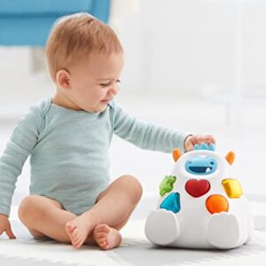 Skip Hop Developmental Learning Shape Sorter, 3-Stage Spinning & Sorting Toddler Toy, Explore & More, Yeti (Discontinued by Manufacturer)