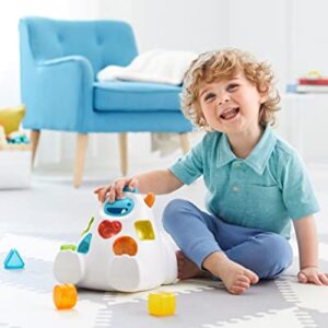 Skip Hop Developmental Learning Shape Sorter, 3-Stage Spinning & Sorting Toddler Toy, Explore & More, Yeti (Discontinued by Manufacturer)