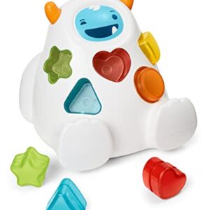 Skip Hop Developmental Learning Shape Sorter, 3-Stage Spinning & Sorting Toddler Toy, Explore & More, Yeti (Discontinued by Manufacturer)