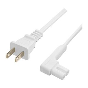 Vebner 16-Foot 2-Pack Power Cord Compatible with Sonos One, Sonos One SL, Sonos Play-1 Speakers - Power Plug Cable (Extra Long, White)