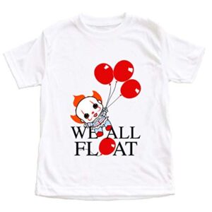 MIMA Apparel We All Float Down Here Pennywise Baby Bodysuit/Pennywise Tshirt Unisex Child