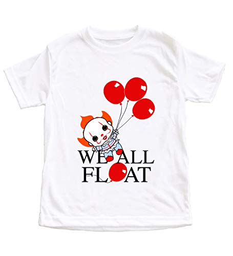 MIMA Apparel We All Float Down Here Pennywise Baby Bodysuit/Pennywise Tshirt Unisex Child