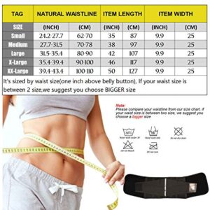 ChongErfei Waist Trainer Belt for Women - Waist Trimmer Weight Loss Ab Belt - Slimming Body Shaper(Black,Medium)