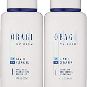 Obagi Nu-Derm Gentle Cleanser, 6.7 Fl Oz Pack of 2